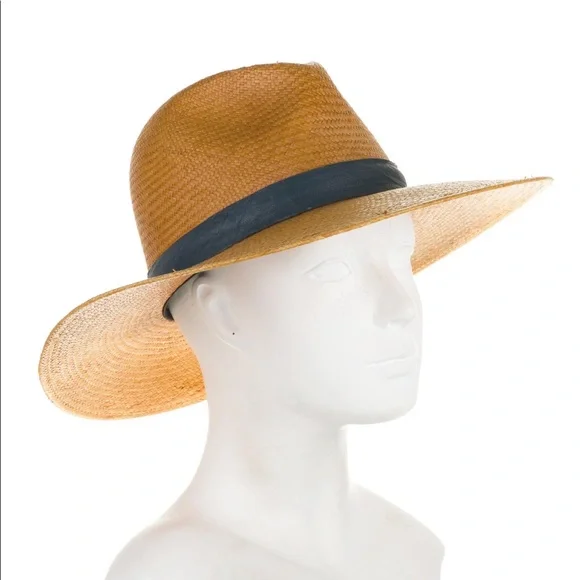 NWT Janessa Leone Panton Straw Hat display picture 2